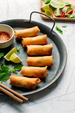 chả giò xốp thịt heo